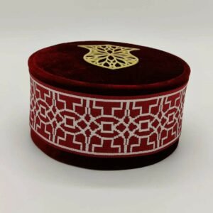 Red Patta Designer Handmade Premium Cap